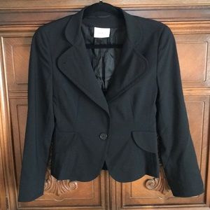 Akris Punto Two Button Black Blazer
